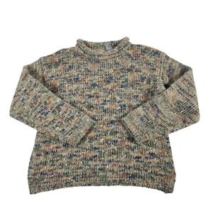 NORTHCREST‎ Women's Multicolored Speckled Mock Neck Sweater Size S